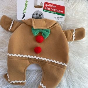 Holiday Dog Costume Ginger Bread Dog xSmall 12-19 lbs